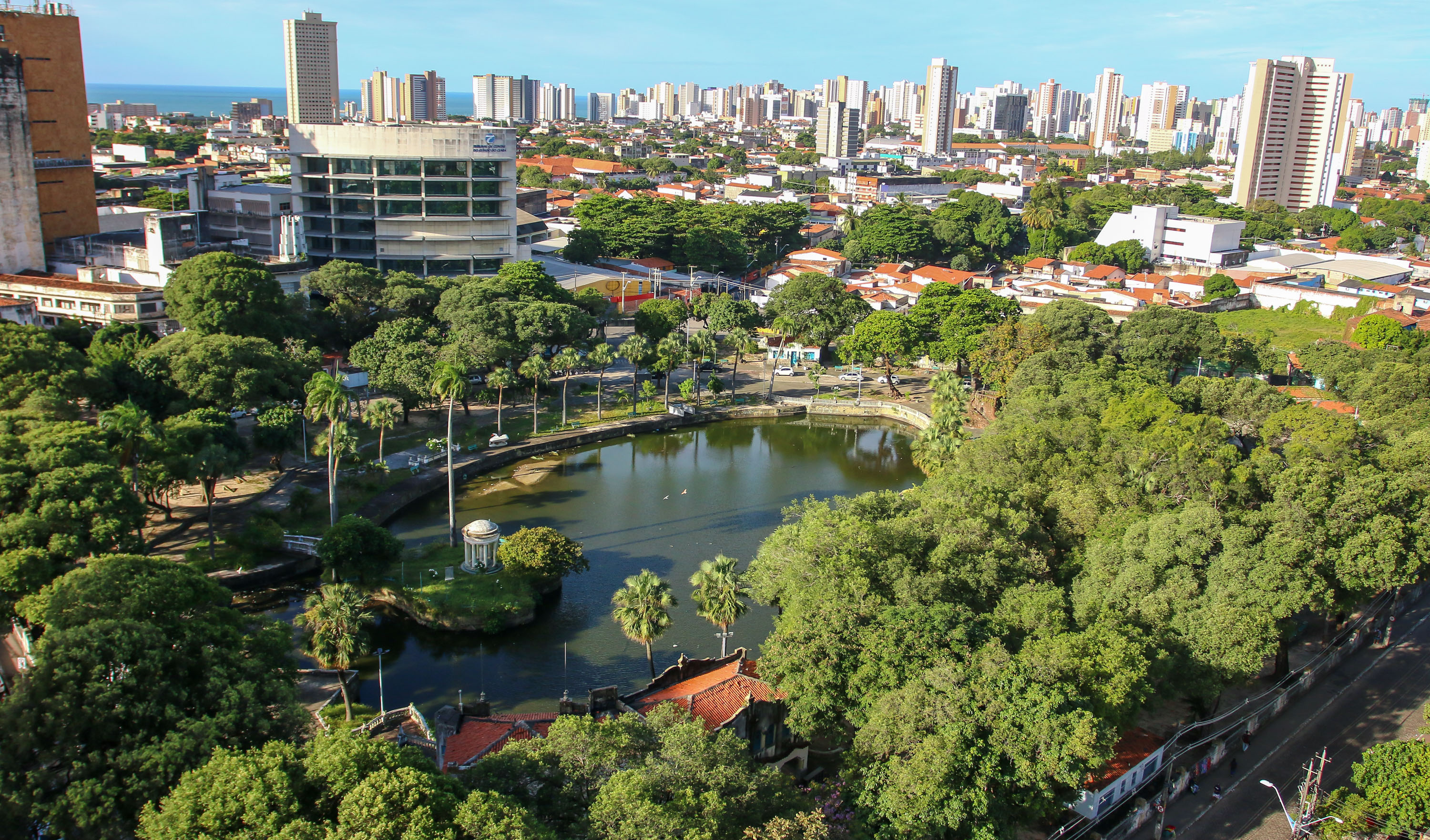 vista aérea da cidade da criança